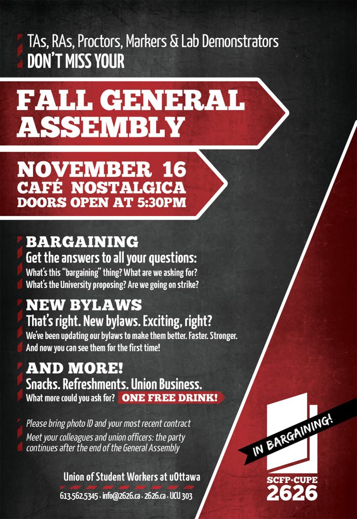 Flyer for 2016 Fall General Assembly